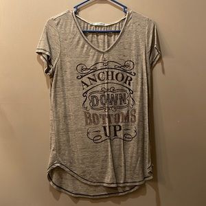 Anchor down bottoms up